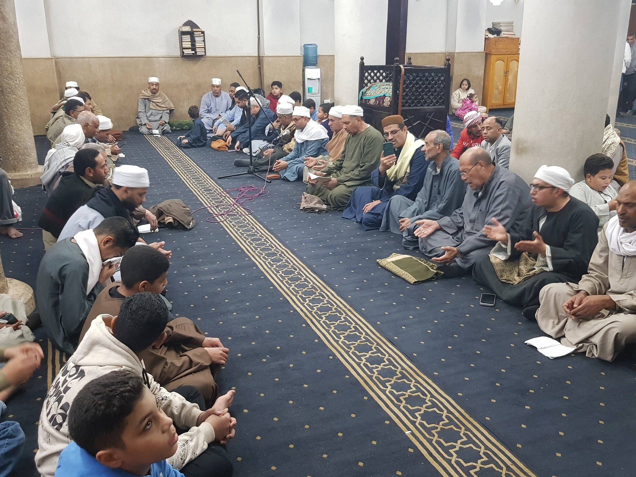 جانب من الاحتفال بمولد أبوالحجاج الأقصرى