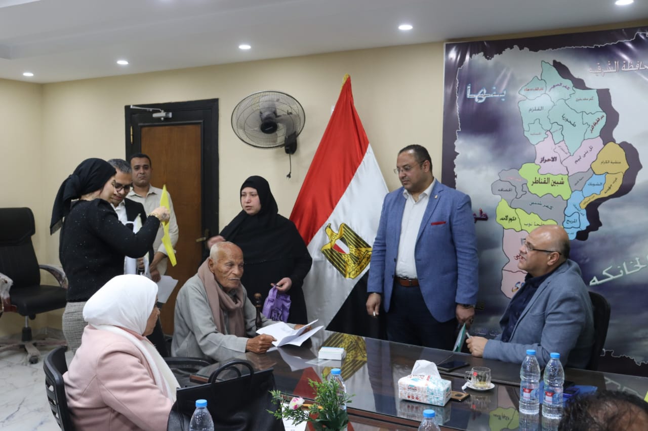 حل مشاكل المواطنين بالقليوبية