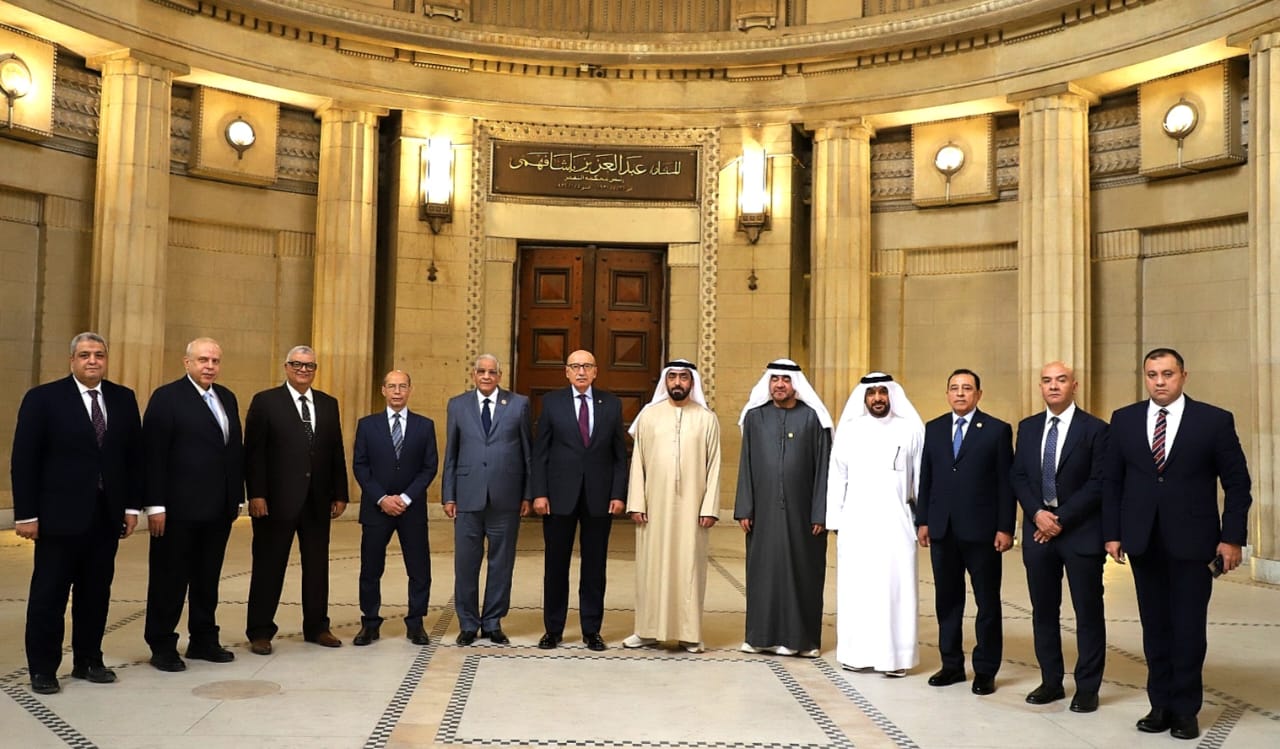 زيارة رئيس المحكمة الاتحادية العليا بدولة الإمارات لمحكمة النقض