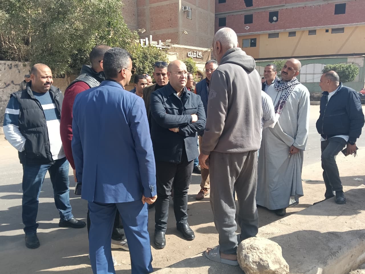 جانب من جولة نائب محافظ الجيزة