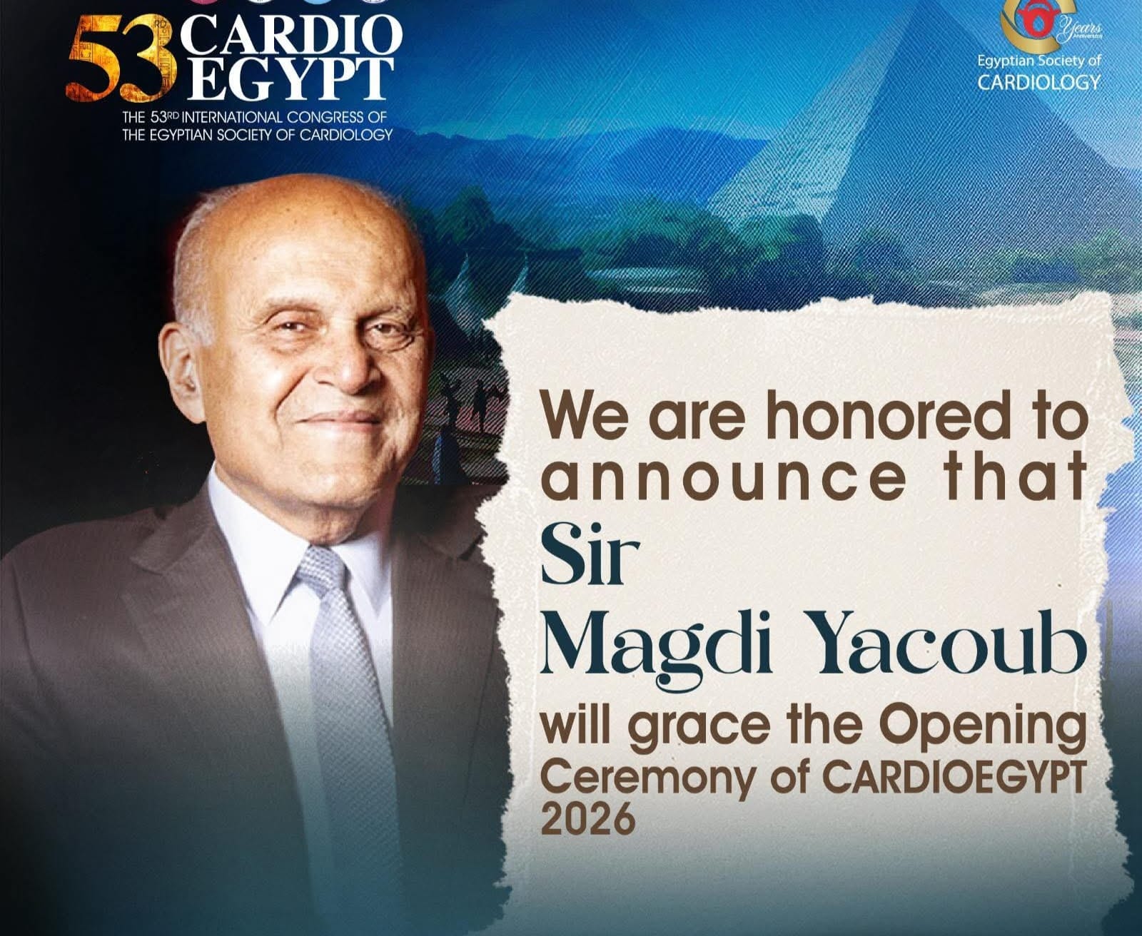 السير مجدى يعقوب خلال المؤتمر