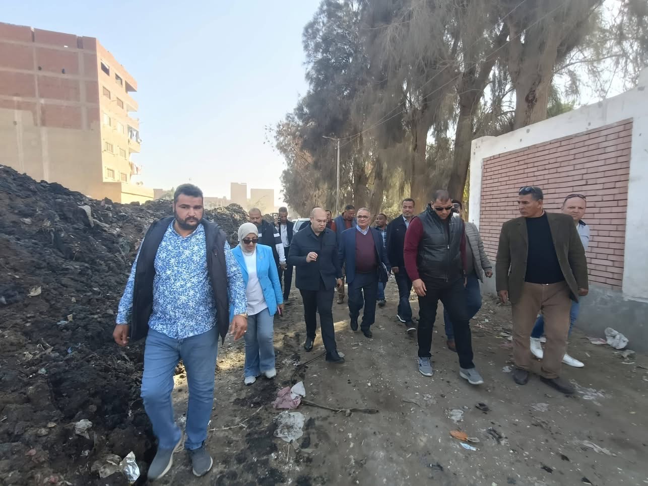 نائب محافظ الجيزة فى الجولة