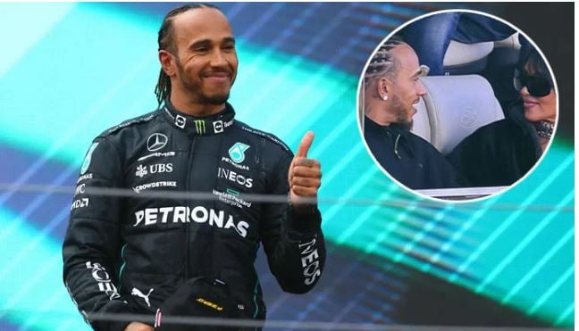 لويس هاميلتون وكيم كارداشيان