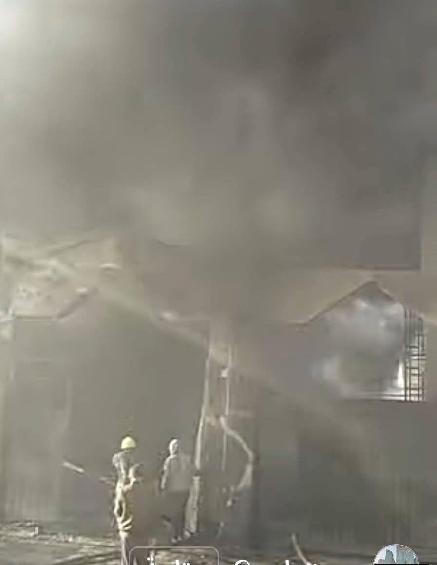 السيطرة علي حريق مصنع برج العرب بالإسكندرية