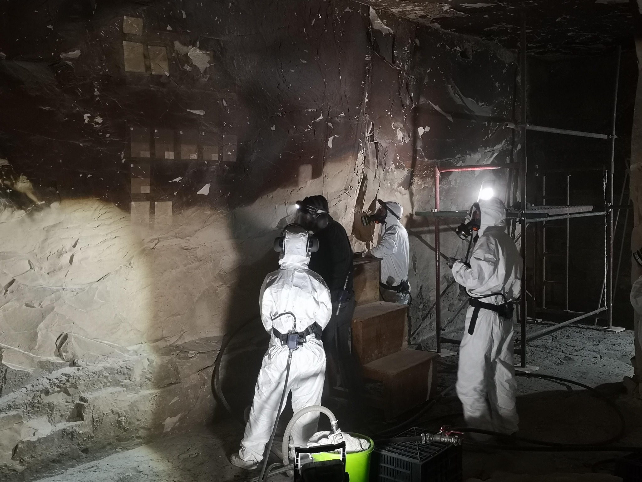 مقبرة بادي آمون أوبت واحدة من أضخم وأعمق مقابر العساسيف بطول 320 متر