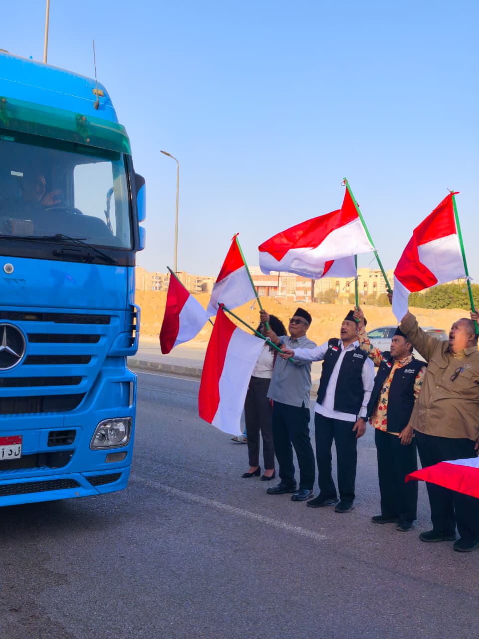 مساعدات مقدمة إلى غزة