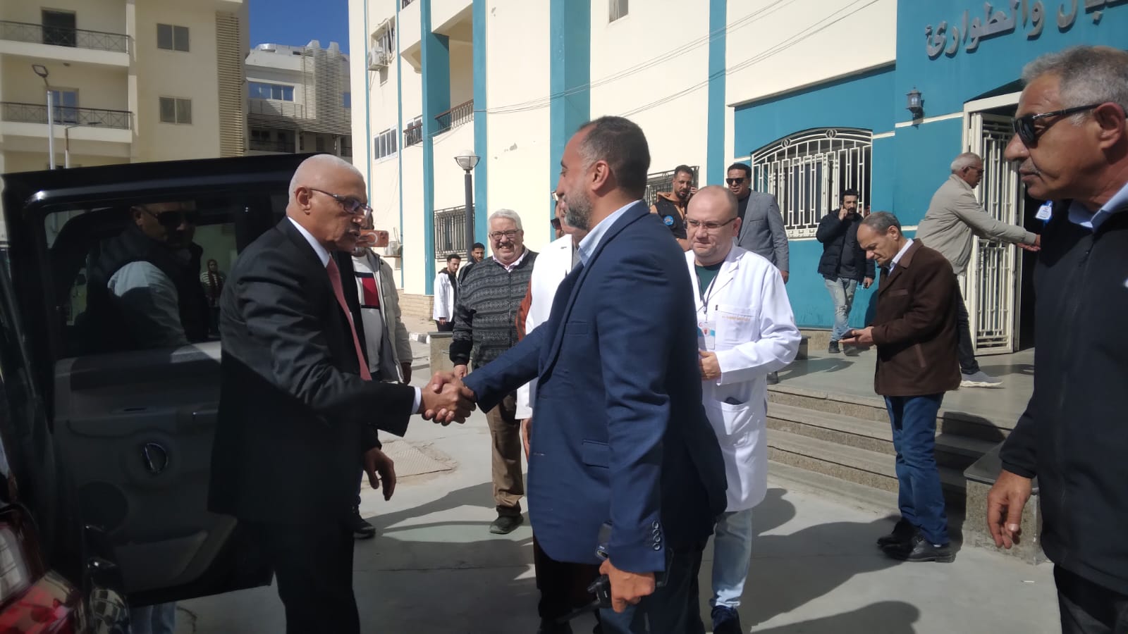 وكيل وزاره الصحة بشمال سيناء ومحافظ شمال سيناء 