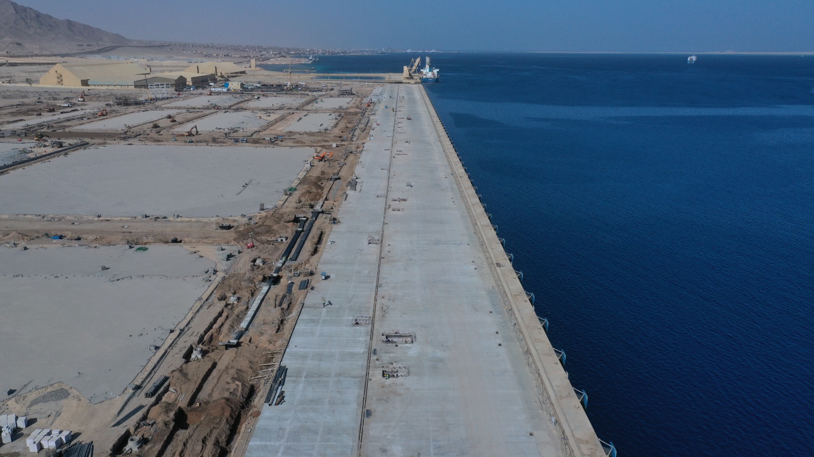 أحدث تصوير جوي للمحطة متعددة الأغراض سفاجا 2أ