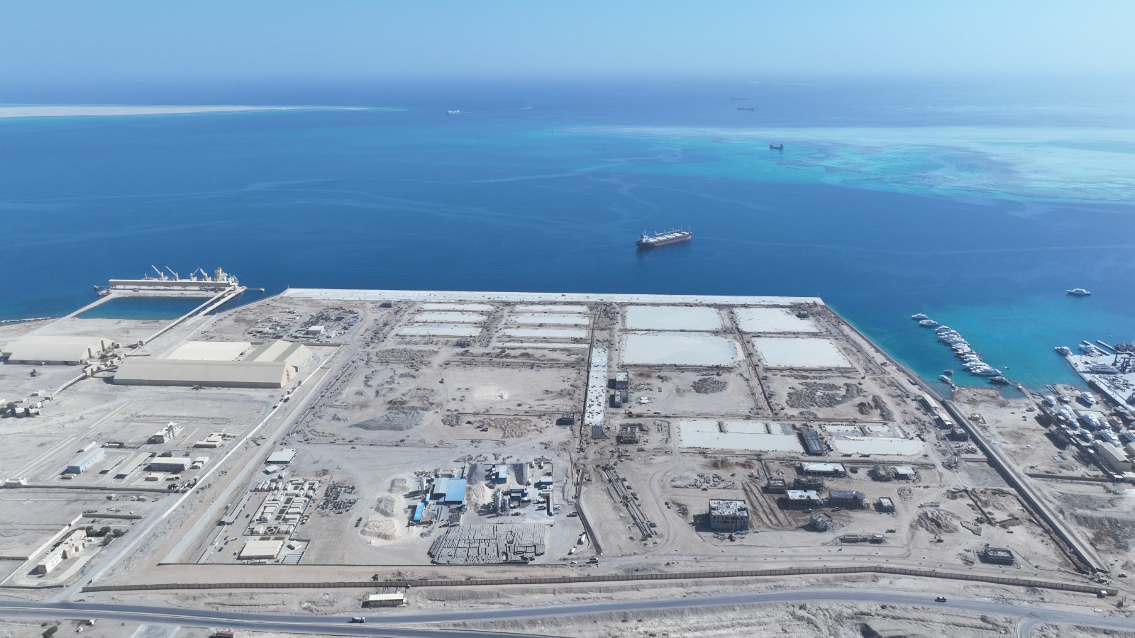 تصوير جوي للمحطة متعددة الأغراض سفاجا 2أ