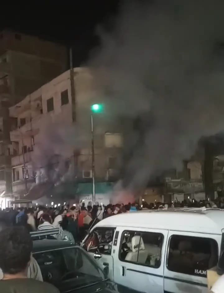 حريق محل في ابو سليمان