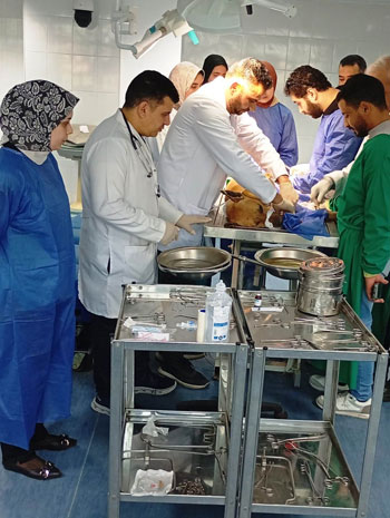 جامعة دمنهور تواصل تنفيذ إجراءات عمليات التعقيم (2)