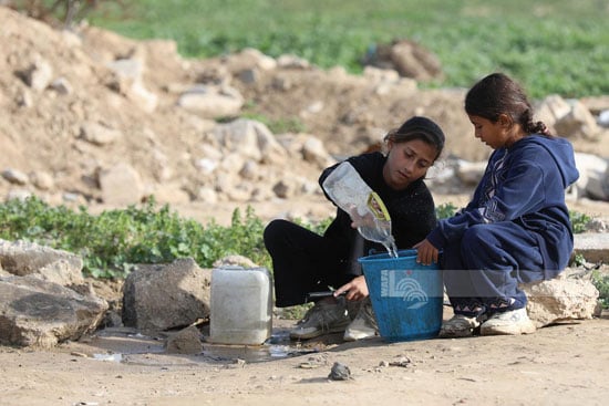 أزمة المياه فى غزة أزمة المياه فى غزة