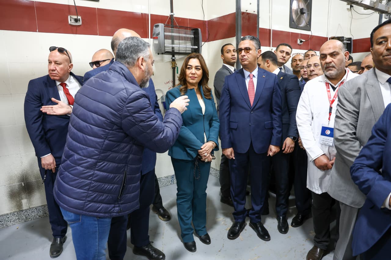 وزيرا التموين والتنمية المحلية ومحاظ القليوبية يفتتحون مجزر كفر شكر