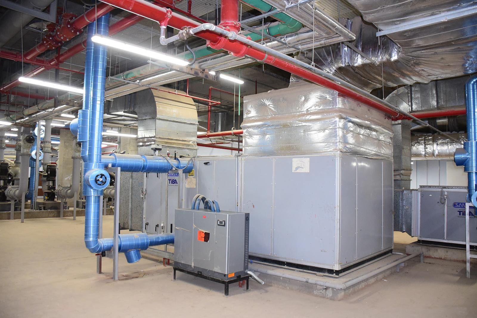 الطابق الأرضى بالمستشفى