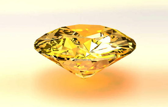 الماس الأصفر