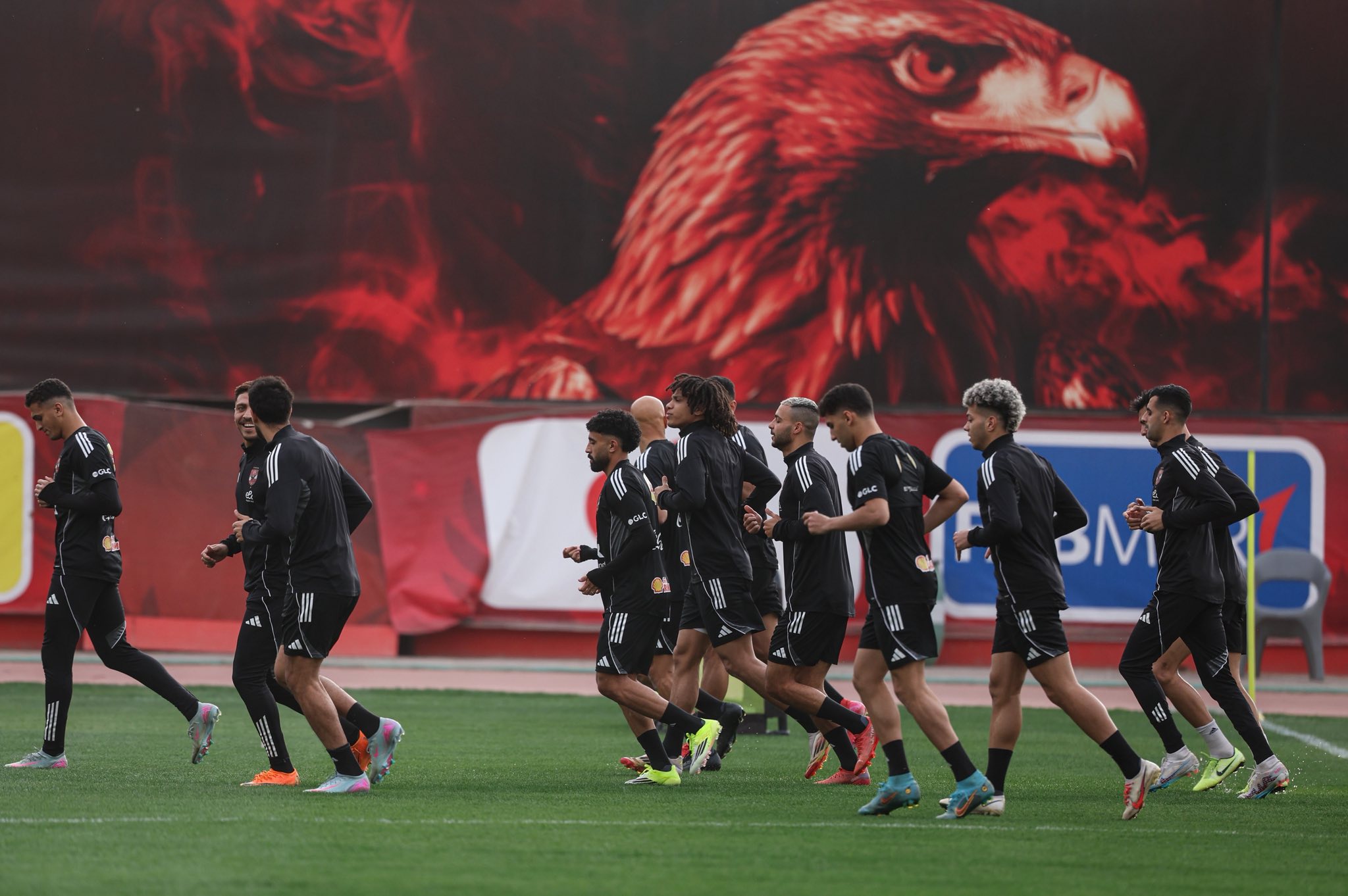 جانب من مران الأهلى