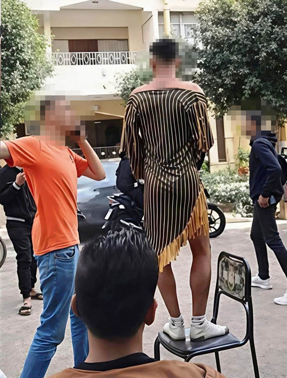 واقعة الاعتدااء على شاب القليوبية