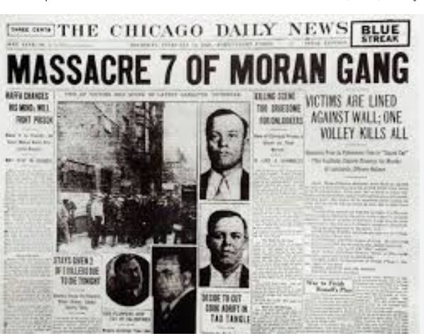 مجزرة عيد الحب فى الصحف 