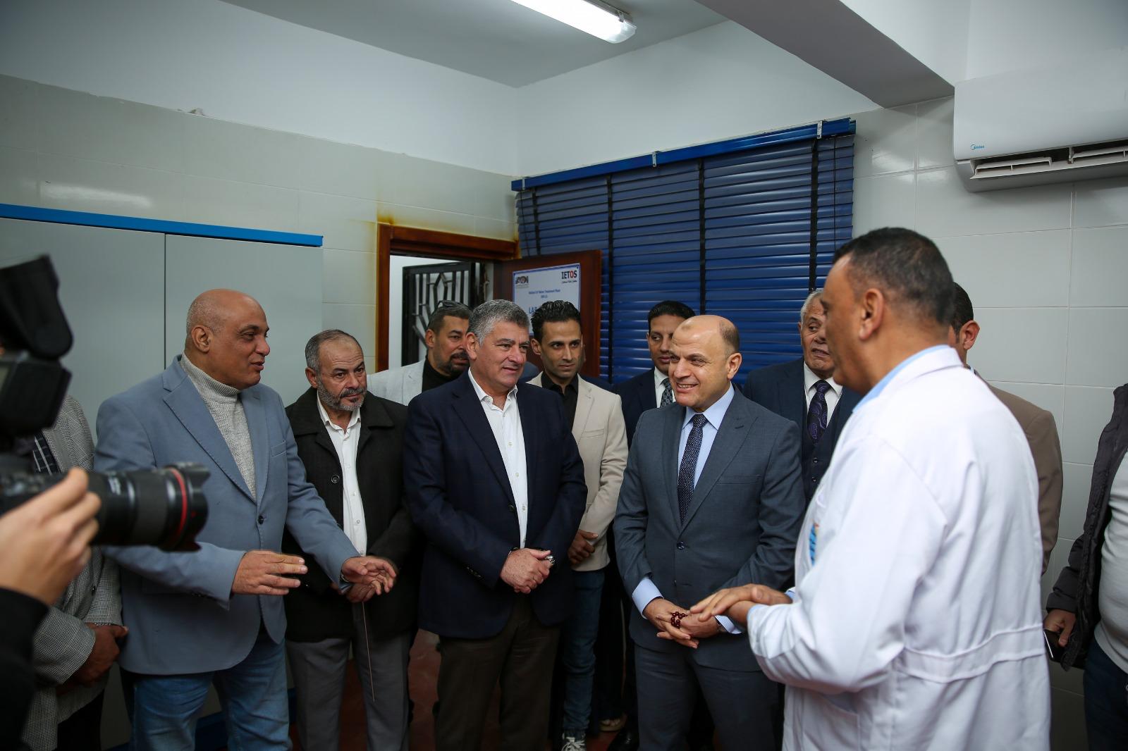 محافظ كفر الشيخ يتفقد معمل المحطة محافظ كفر الشيخ يتفقد معمل المحطة