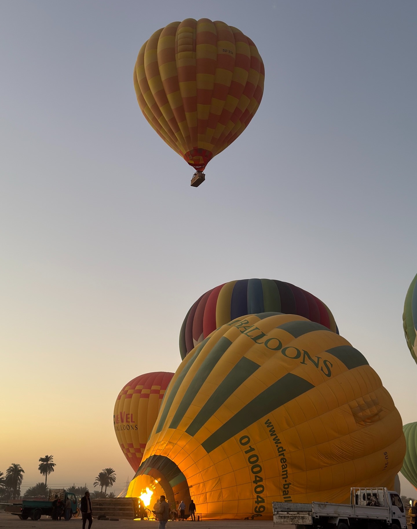 البالون يقدم المتعة لـ1800 سائح من حول العالم على متن 75 رحلة البالون يقدم المتعة لـ1800 سائح من حول العالم على متن 75 رحلة