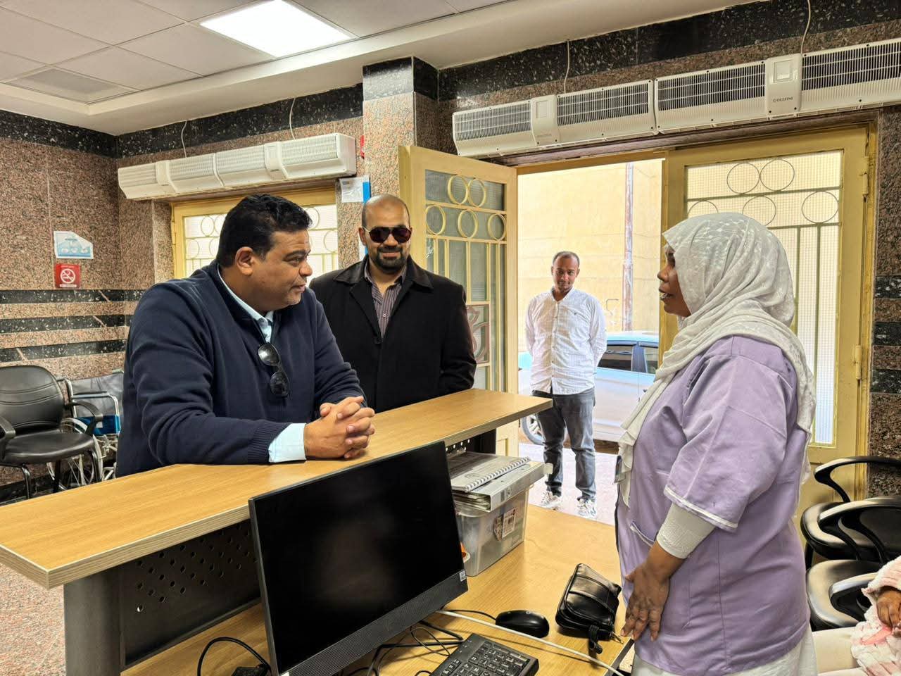 داخل وحدة طب أسرة حضري نصر النوبة داخل وحدة طب أسرة حضري نصر النوبة