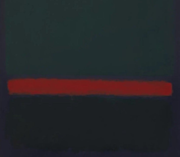 لوحة للفنان مارك روثكو لوحة للفنان مارك روثكو