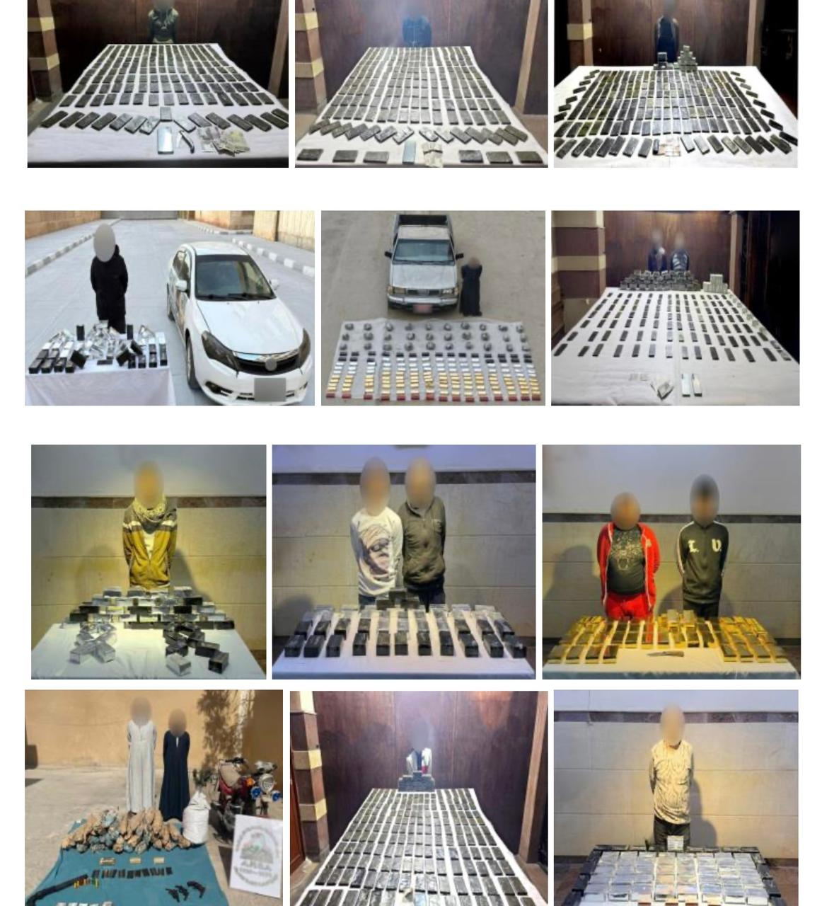 ضبط طن مخدرات بـ 93 مليون جنيه (1)