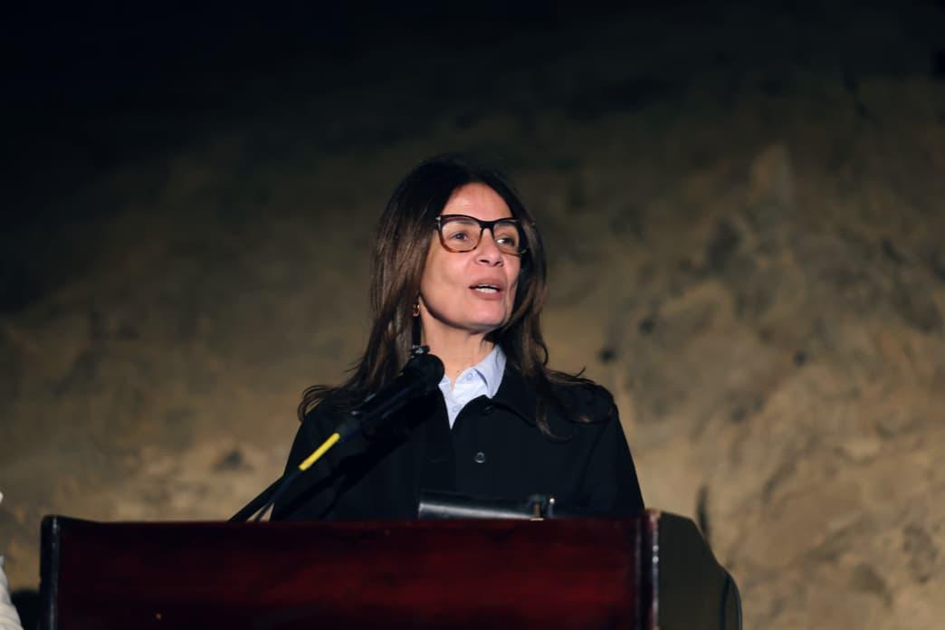 جيهان زكي وزيرة الثقافة