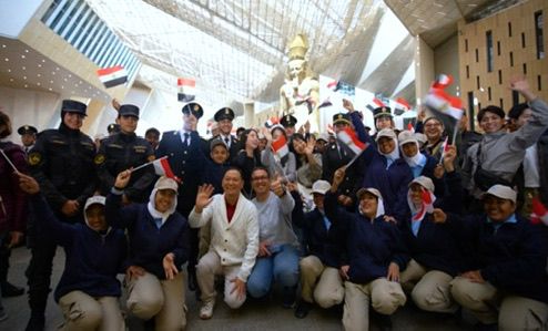 الداخلية تصطحب شباب المناطق الحضارية في رحلة للمتحف (20)