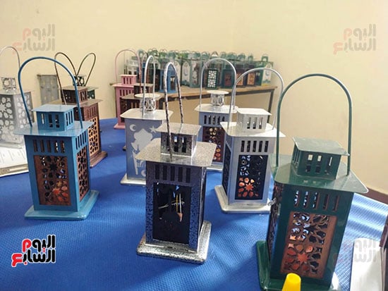 انتاج فوانيس رمضان بكلية الهندسة ببنها (4)