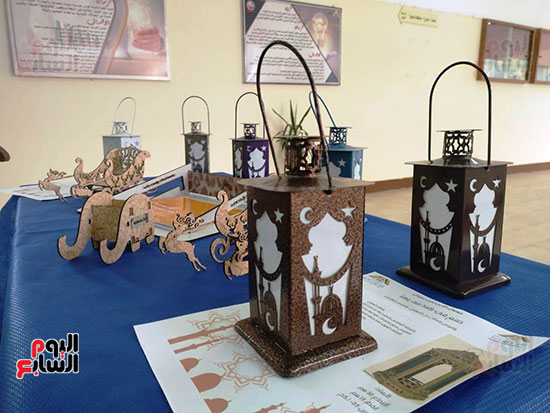 انتاج فوانيس رمضان بكلية الهندسة ببنها (2)