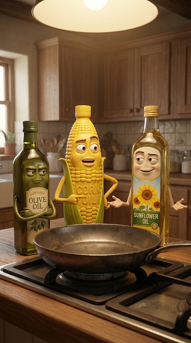 أنواع زيت الطعام