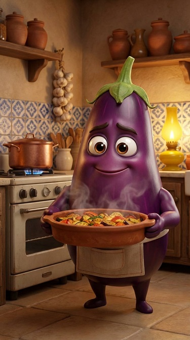 البتنجان بـ Ai