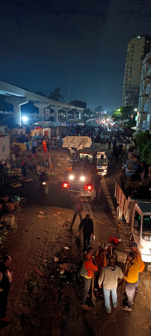 الازالة وتطوير مسار المترو الازالة وتطوير مسار المترو