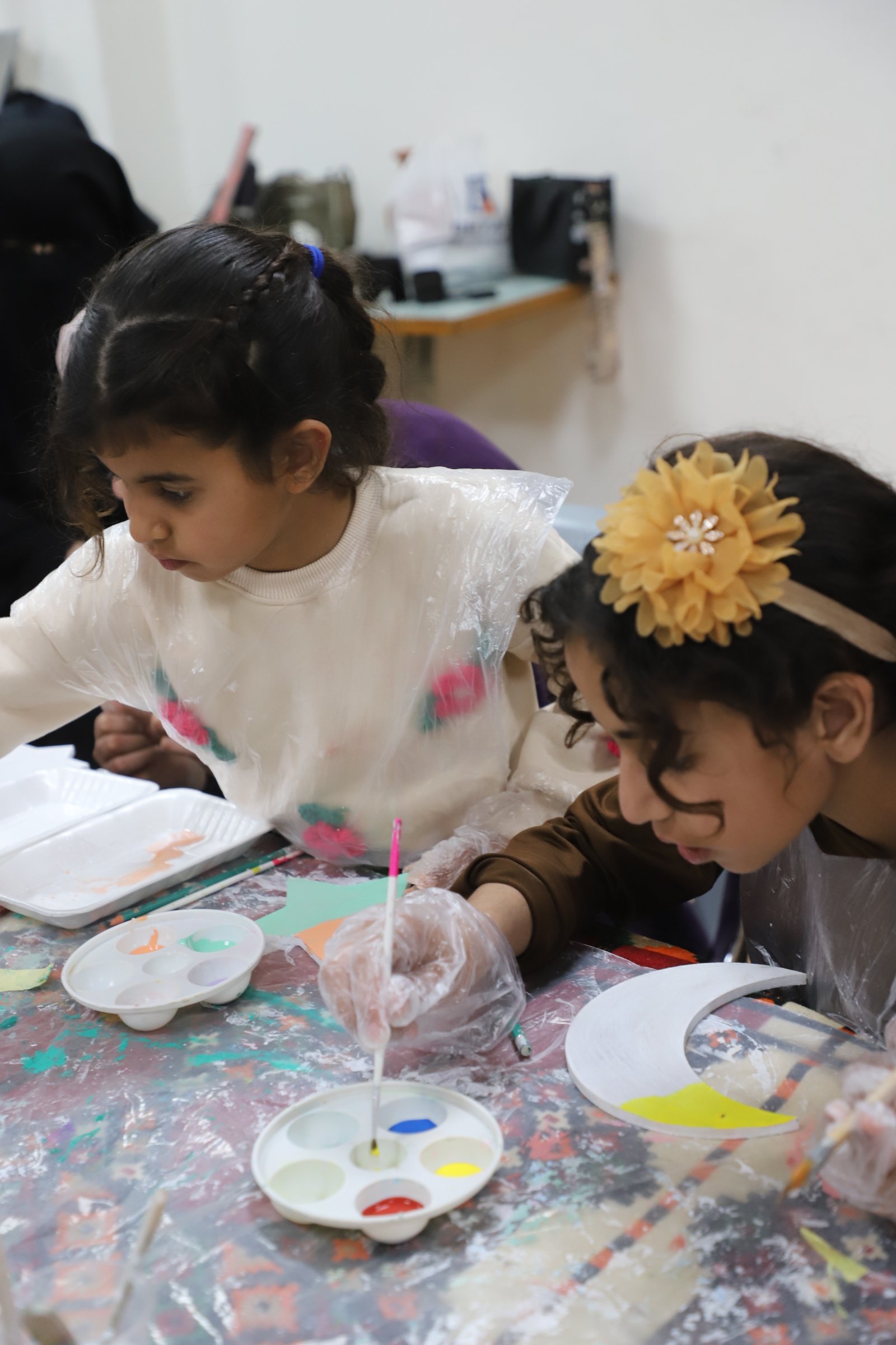 أثناء الرسم 