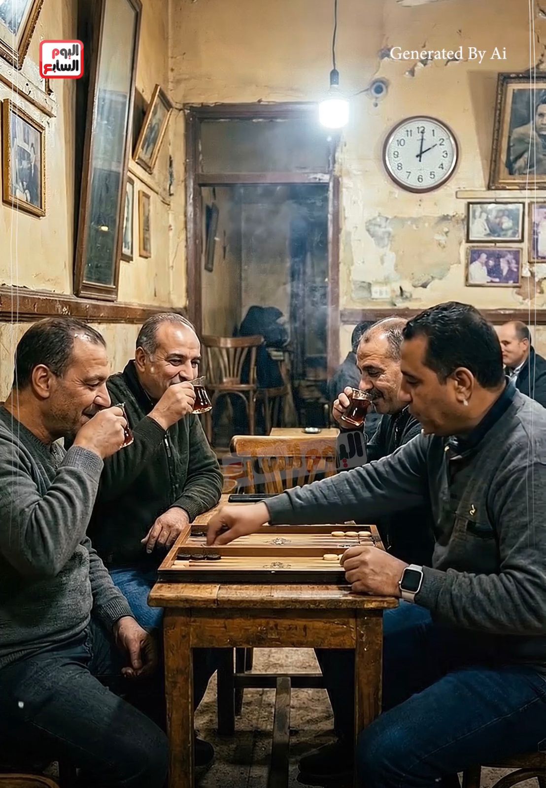 أصدقاء على القهوة