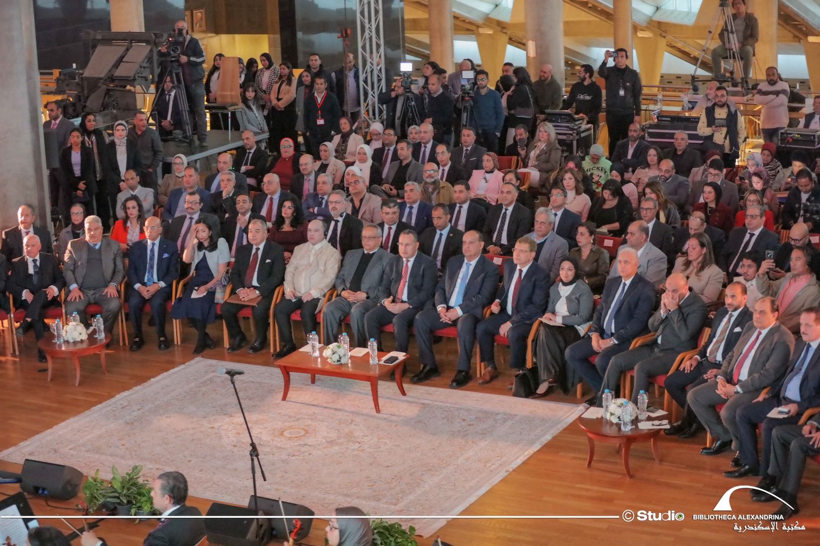 جانب من حفل جائزة مكتبة الإسكندرية العالمية (1)