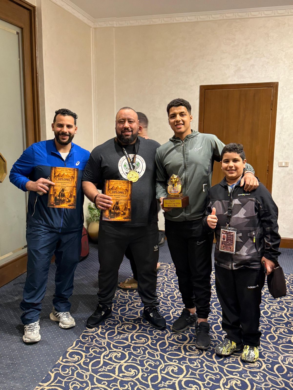 حامد خلاف ابن الغربية يحصد بطولة العالم في القوة البدنية (2)