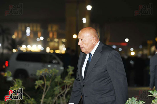 سامح شكرى يؤدى واجب العزاء سامح شكرى يؤدى واجب العزاء