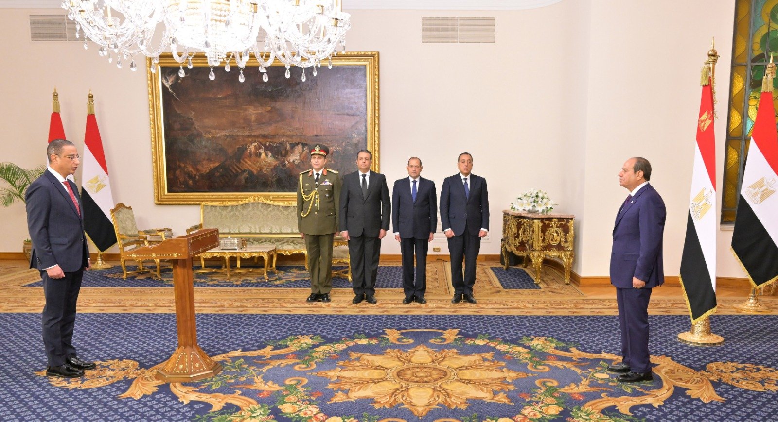 الرئيس السيسى يشهد أداء اليمين الدستورية للمحافظين الجدد ونوابهم (26)