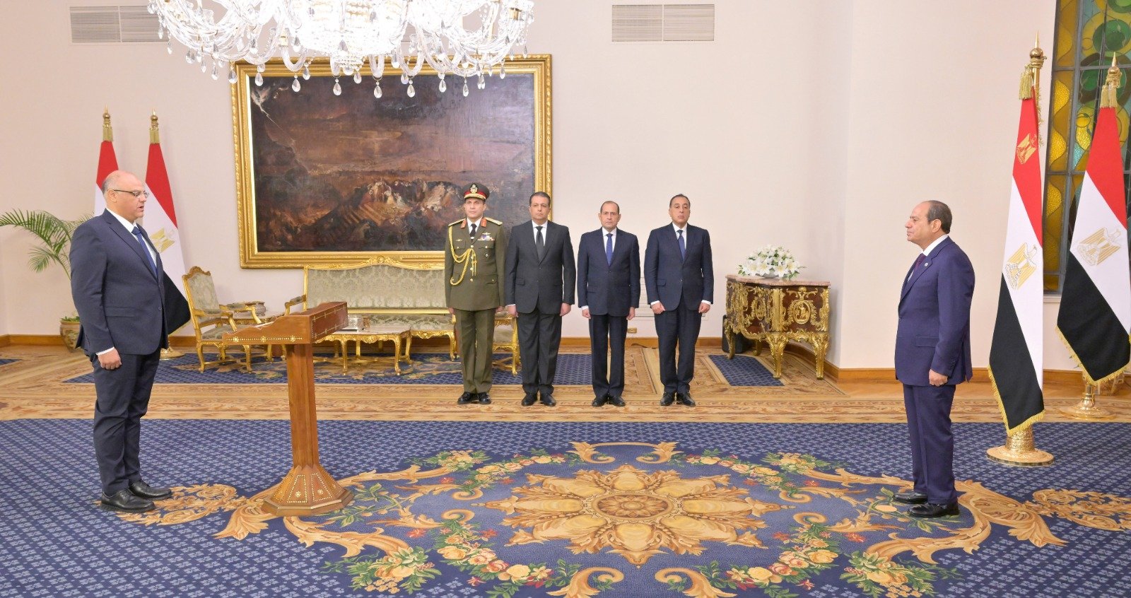 الرئيس السيسى يشهد أداء اليمين الدستورية للمحافظين الجدد ونوابهم (7)