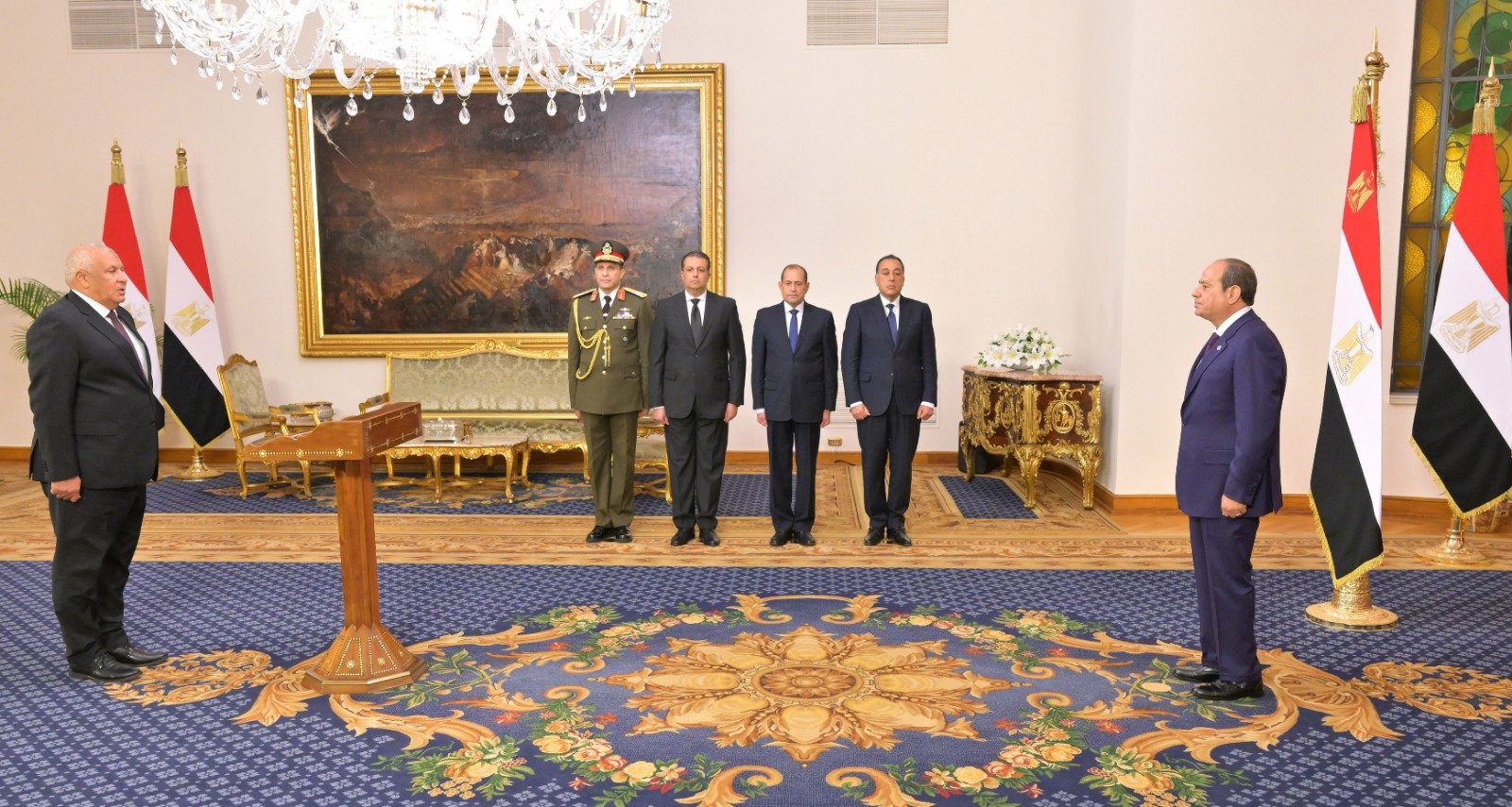 الرئيس السيسى يشهد أداء اليمين الدستورية للمحافظين الجدد ونوابهم (16)