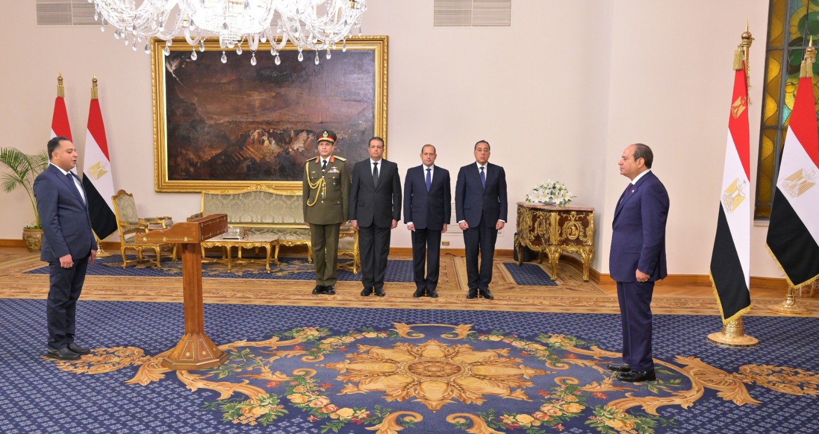 الرئيس السيسى يشهد أداء اليمين الدستورية للمحافظين الجدد ونوابهم (4)