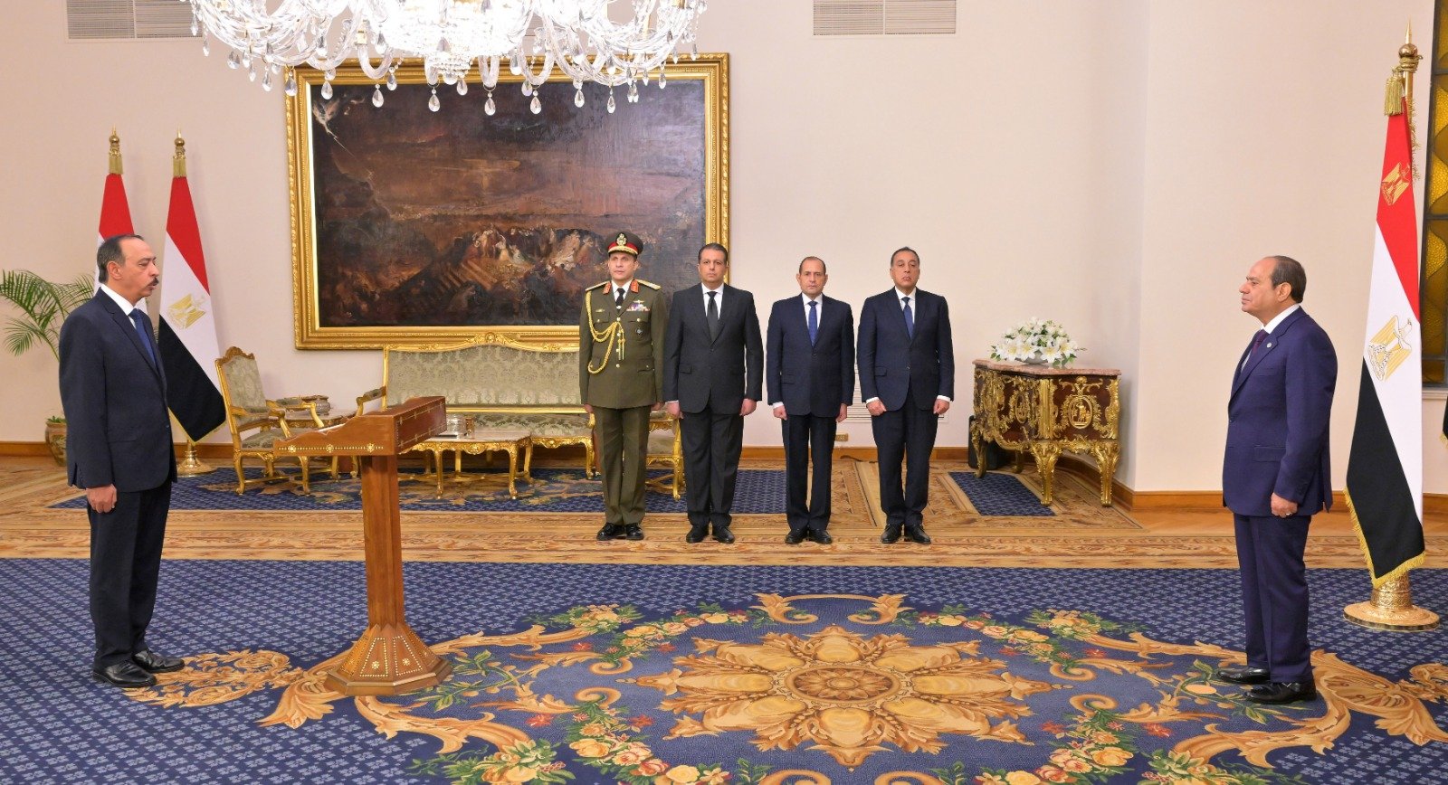 الرئيس السيسى يشهد أداء اليمين الدستورية للمحافظين الجدد ونوابهم (32)