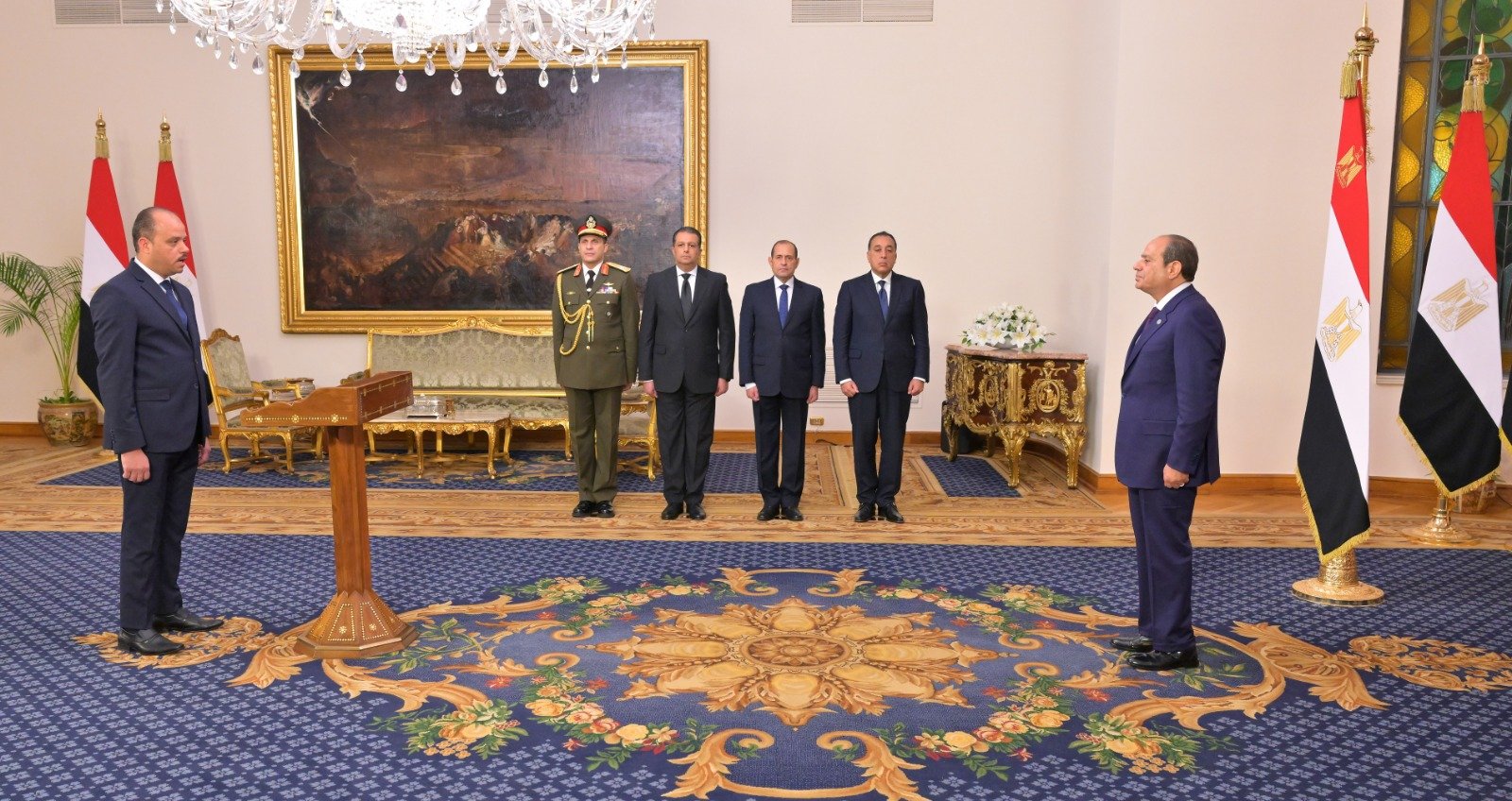 الرئيس السيسى يشهد أداء اليمين الدستورية للمحافظين الجدد ونوابهم (31)