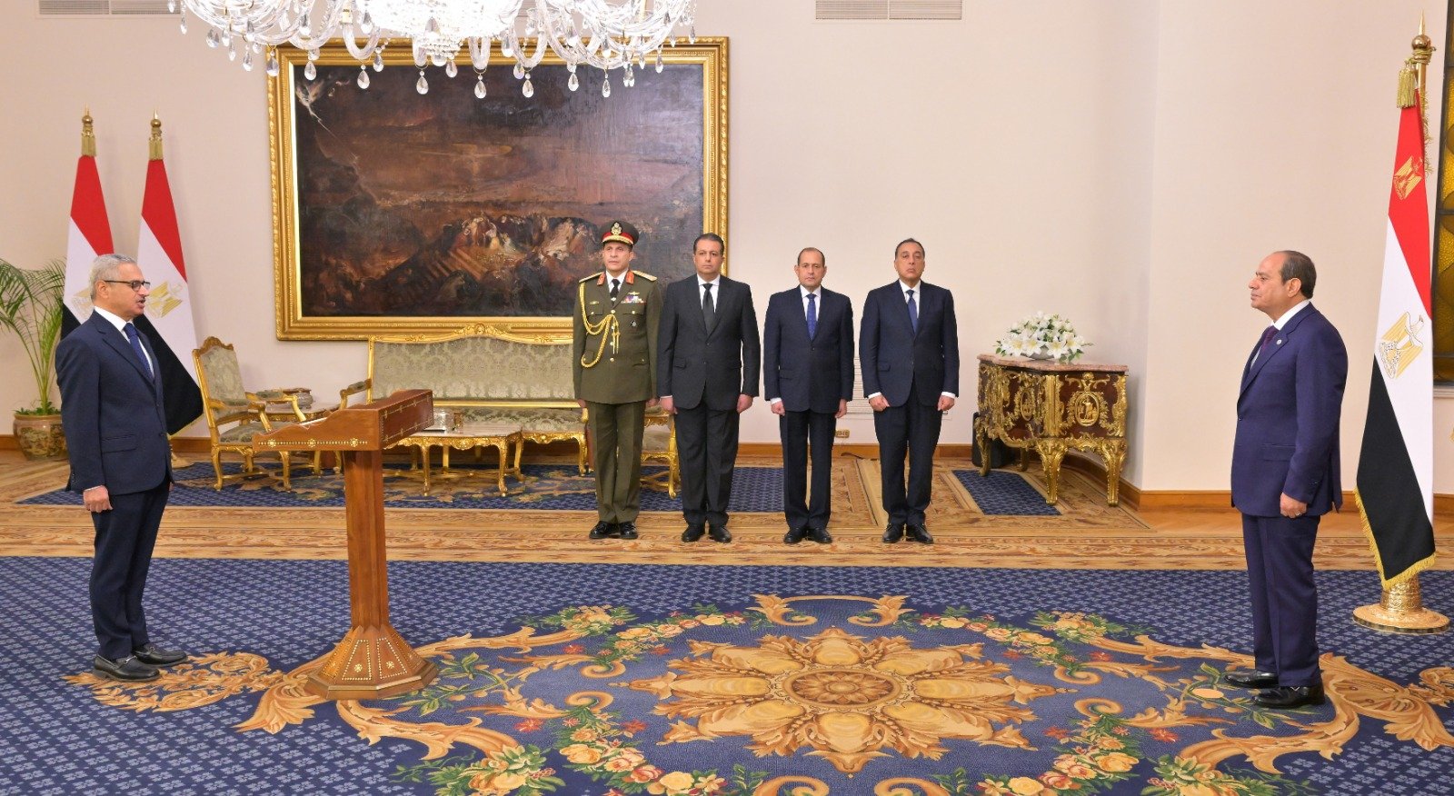 الرئيس السيسى يشهد أداء اليمين الدستورية للمحافظين الجدد ونوابهم (17)