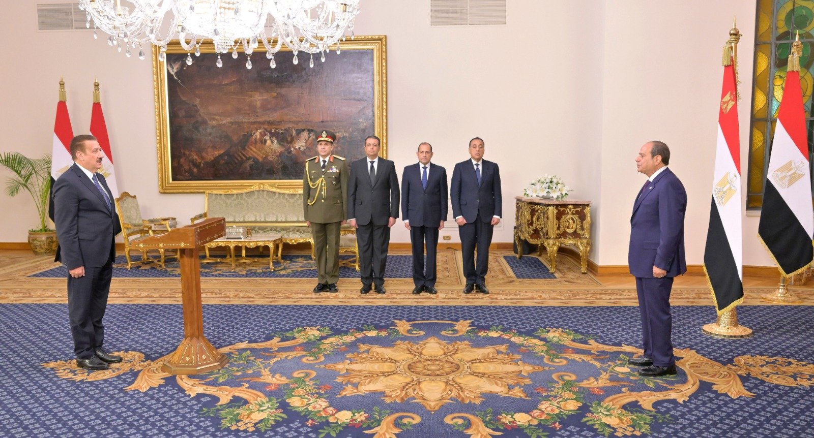 الرئيس السيسى يشهد أداء اليمين الدستورية للمحافظين الجدد ونوابهم (34)