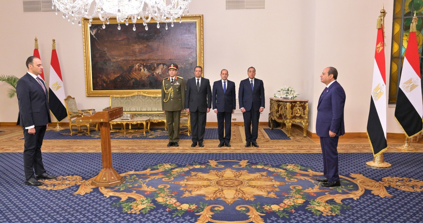 الرئيس السيسى يشهد أداء اليمين الدستورية للمحافظين الجدد ونوابهم (27)