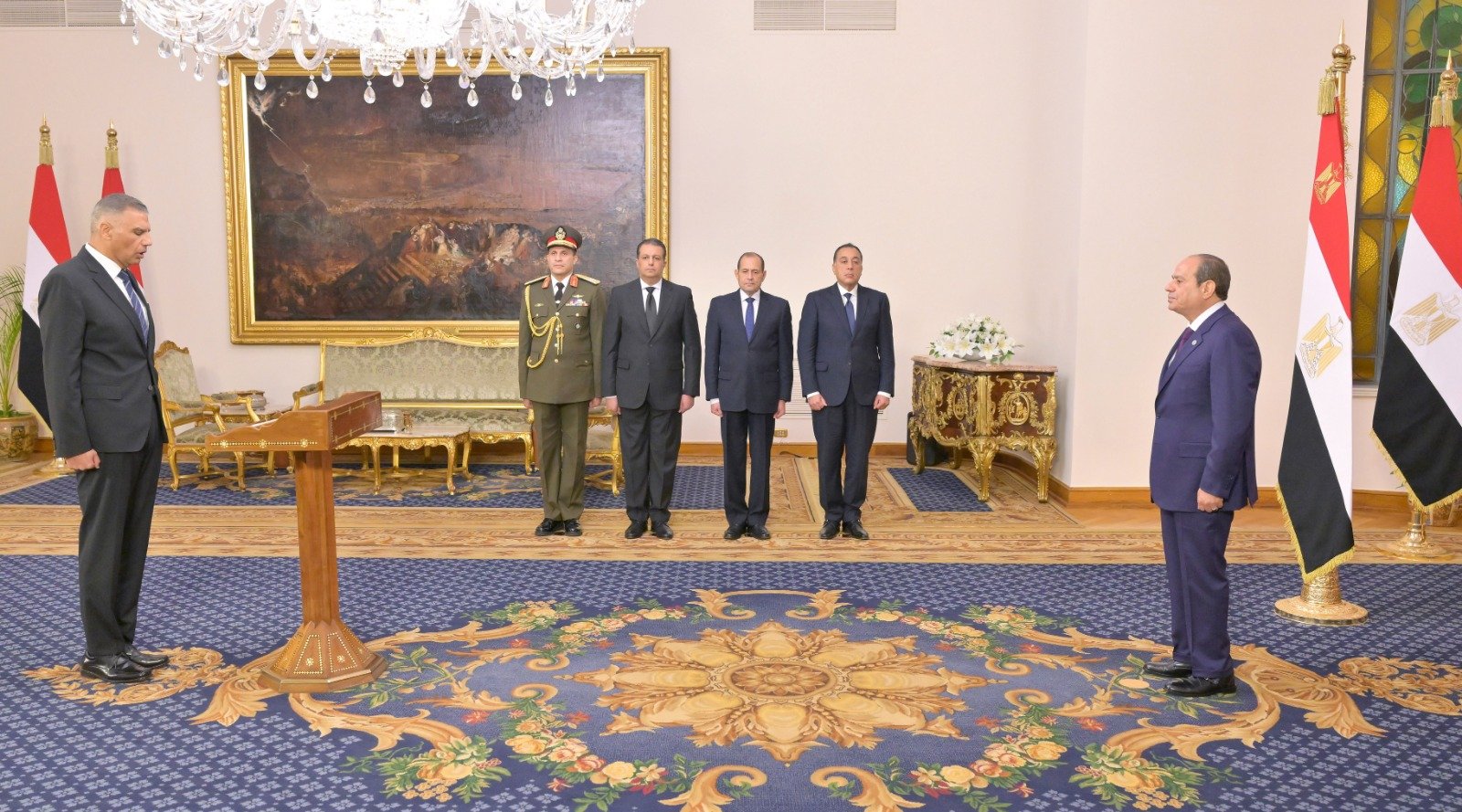 الرئيس السيسى يشهد أداء اليمين الدستورية للمحافظين الجدد ونوابهم (10)