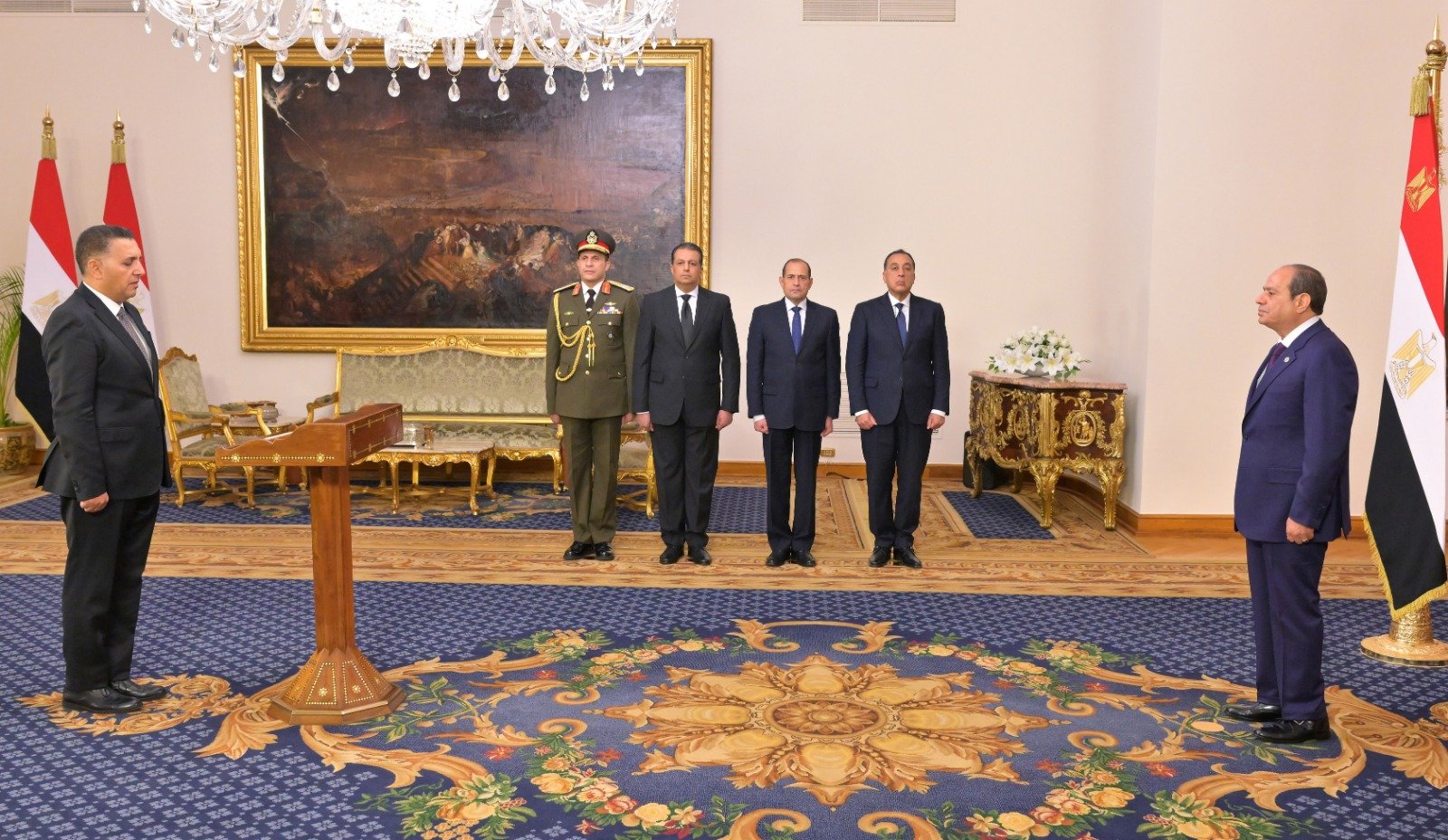 الرئيس السيسى يشهد أداء اليمين الدستورية للمحافظين الجدد ونوابهم (19)